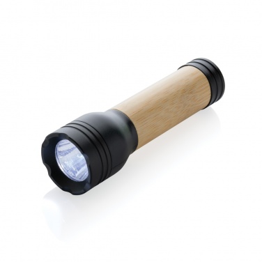 Logotrade business gifts photo of: Lucid 1W RCS certified recycled plastic & bamboo torch