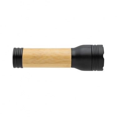 Logo trade promotional gifts image of: Lucid 1W RCS certified recycled plastic & bamboo torch