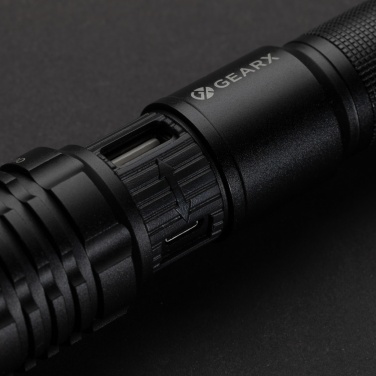 Logo trade advertising products picture of: Gear X USB re-chargeable torch