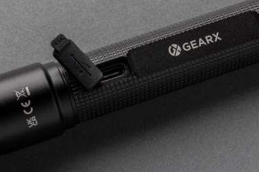 Logotrade business gift image of: Gear X RCS recycled aluminum USB-rechargeable torch