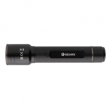 Logotrade advertising product image of: Gear X RCS recycled aluminum USB-rechargeable torch large