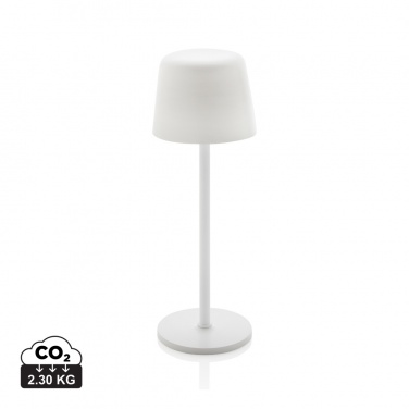 Logotrade promotional item picture of: Zenic RCS recycled plastic USB re-chargable table lamp