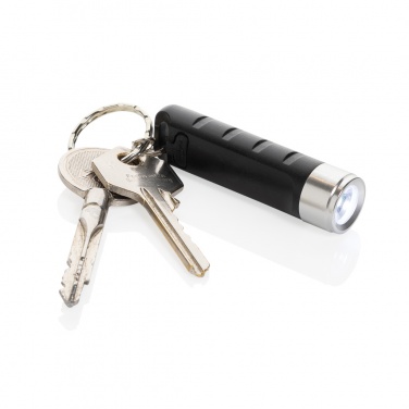 Logotrade advertising product image of: Globix RCS recycled plastic USB re-chargeable keychain torch