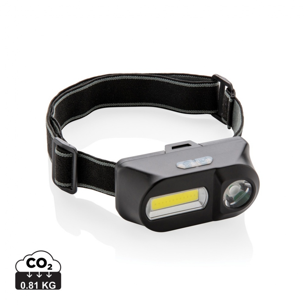 Logo trade promotional merchandise picture of: COB and LED headlight