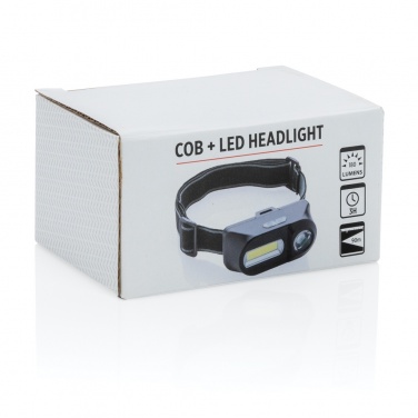 Logo trade promotional gifts image of: COB and LED headlight