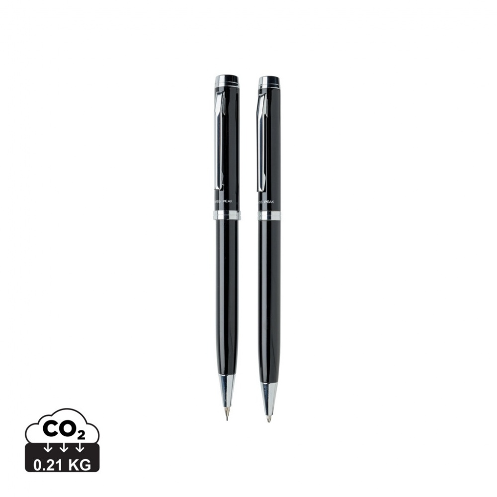 Logo trade promotional giveaways image of: Luzern pen set