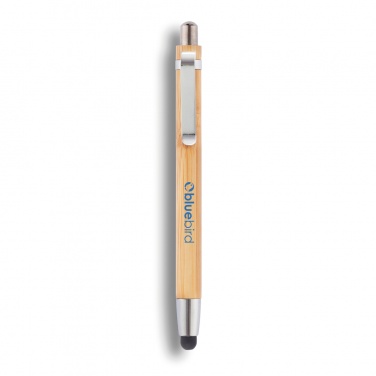 Logo trade promotional merchandise picture of: Bamboo stylus pen