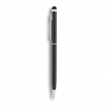 Logo trade promotional products image of: Thin metal stylus pen