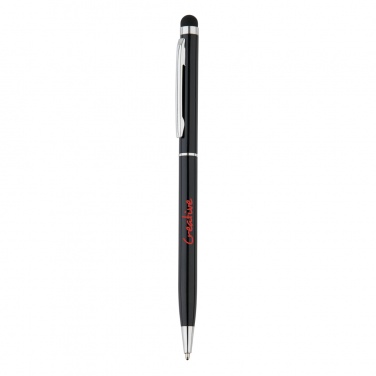 Logo trade promotional products picture of: Thin metal stylus pen