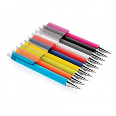 Logo trade promotional merchandise photo of: X8 smooth touch pen