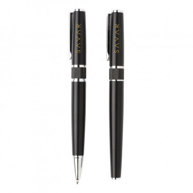 Logo trade promotional products image of: Swiss Peak deluxe pen set