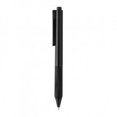 Logo trade advertising products image of: X9 solid pen with silicone grip