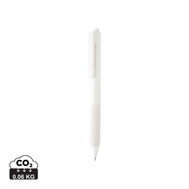 Logo trade promotional gifts picture of: X9 solid pen with silicone grip