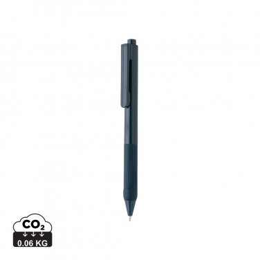 Logo trade promotional product photo of: X9 solid pen with silicone grip