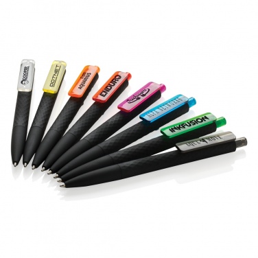 Logo trade promotional items image of: X3 black smooth touch pen