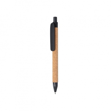 Logo trade promotional giveaways picture of: Write wheatstraw and cork pen