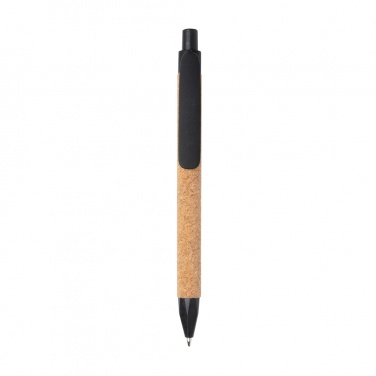 Logo trade promotional giveaways picture of: Write wheatstraw and cork pen