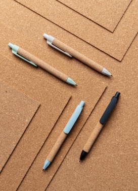 Logo trade corporate gifts picture of: Write wheatstraw and cork pen