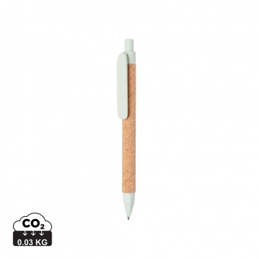 Logotrade advertising products photo of: Write wheatstraw and cork pen