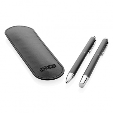 Logotrade promotional gift image of: Swiss Peak deluxe pen set in PU pouch