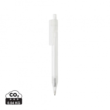 Logotrade business gift image of: GRS RPET X8 transparent pen