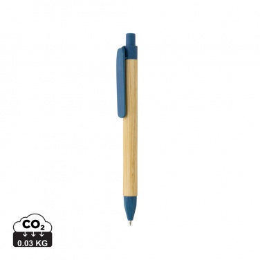 Logo trade promotional gift photo of: Write responsible recycled paper barrel pen