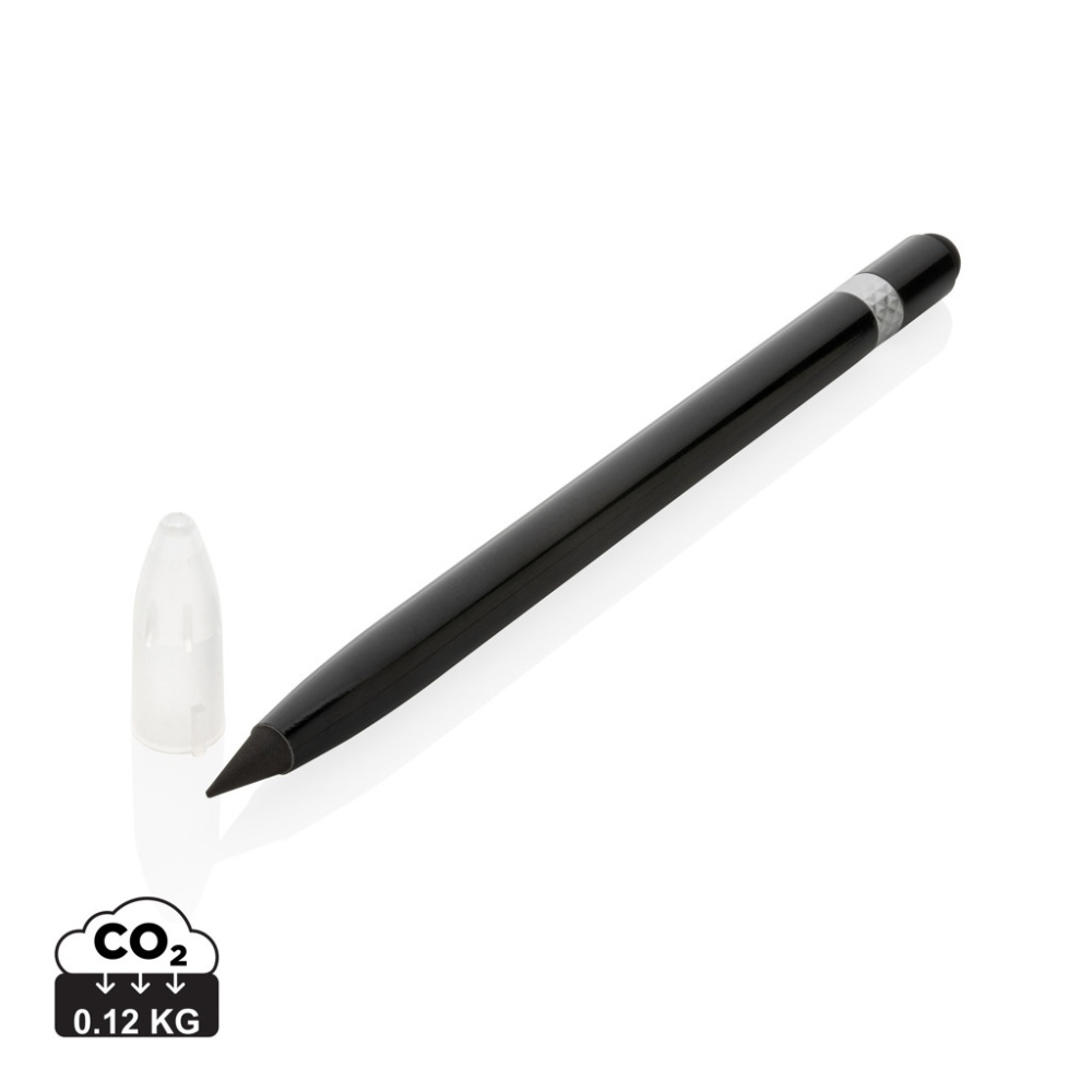 Logotrade promotional item image of: Aluminum inkless pen with eraser