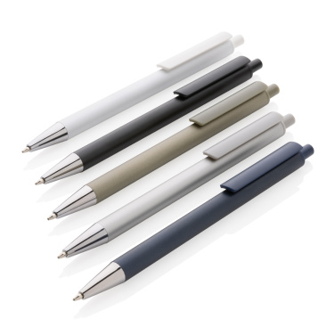 Logo trade promotional items picture of: Amisk RCS certified recycled aluminum pen