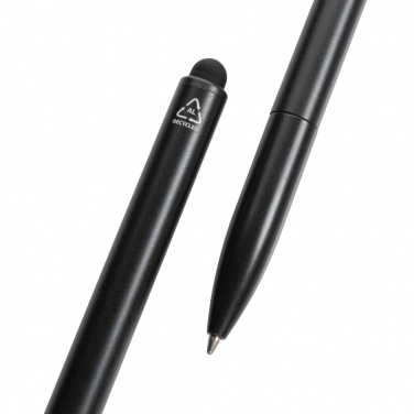 Logotrade corporate gifts photo of: Kymi RCS certified recycled aluminium pen with stylus