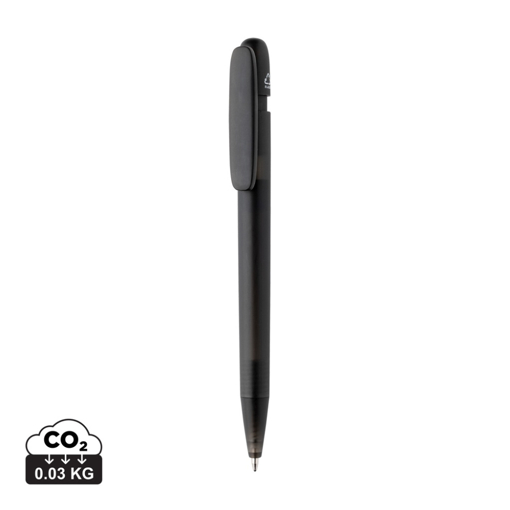 Logo trade promotional giveaway photo of: Devin GRS certified RABS pen transparent