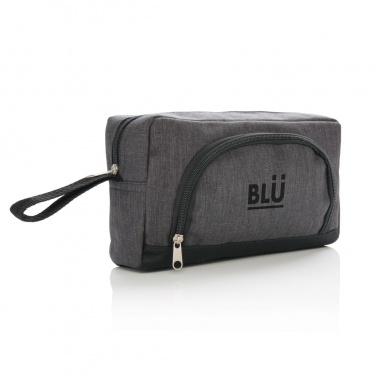 Logotrade advertising products photo of: Classic two tone toiletry bag