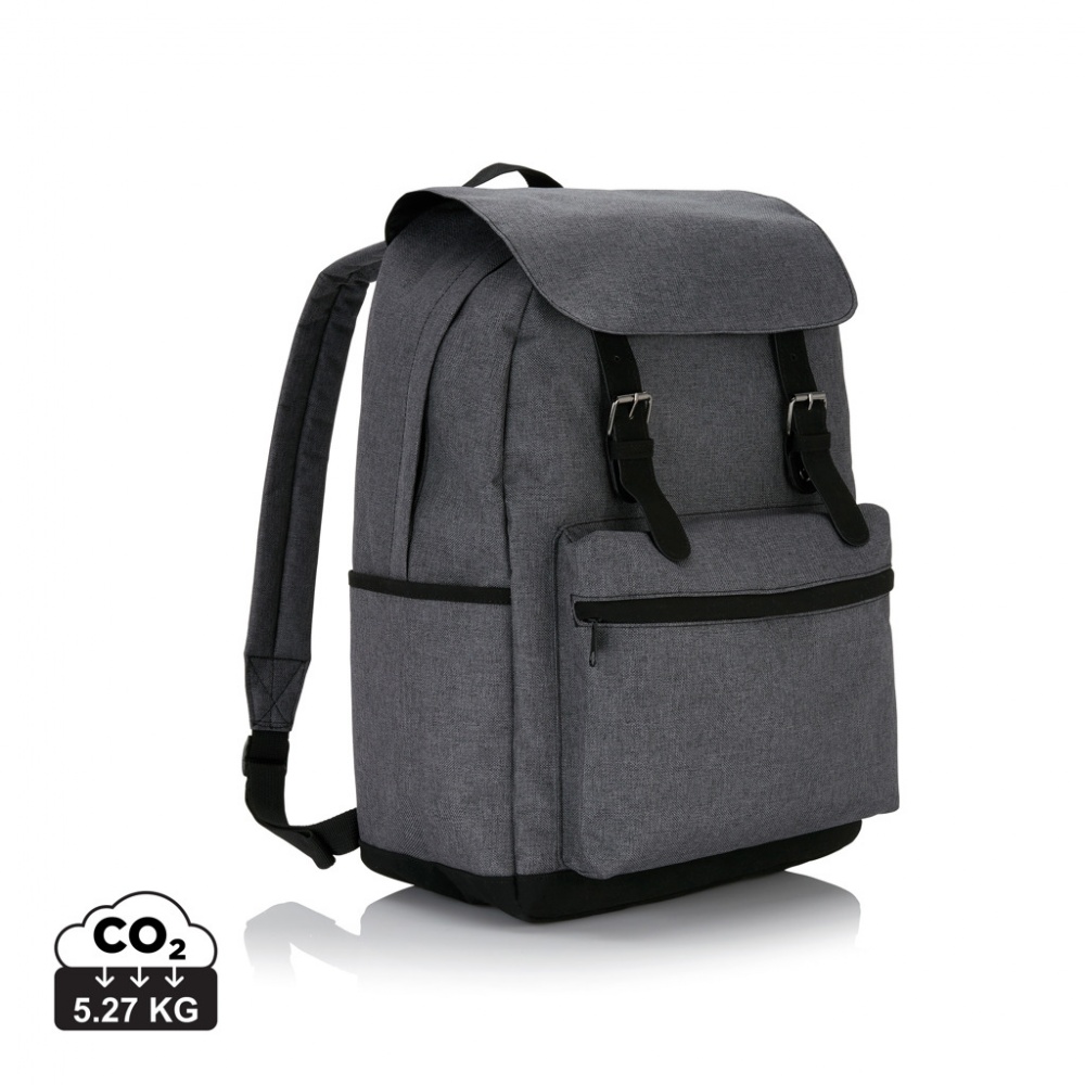 Logotrade advertising product image of: Laptop backpack with magnetic buckle straps