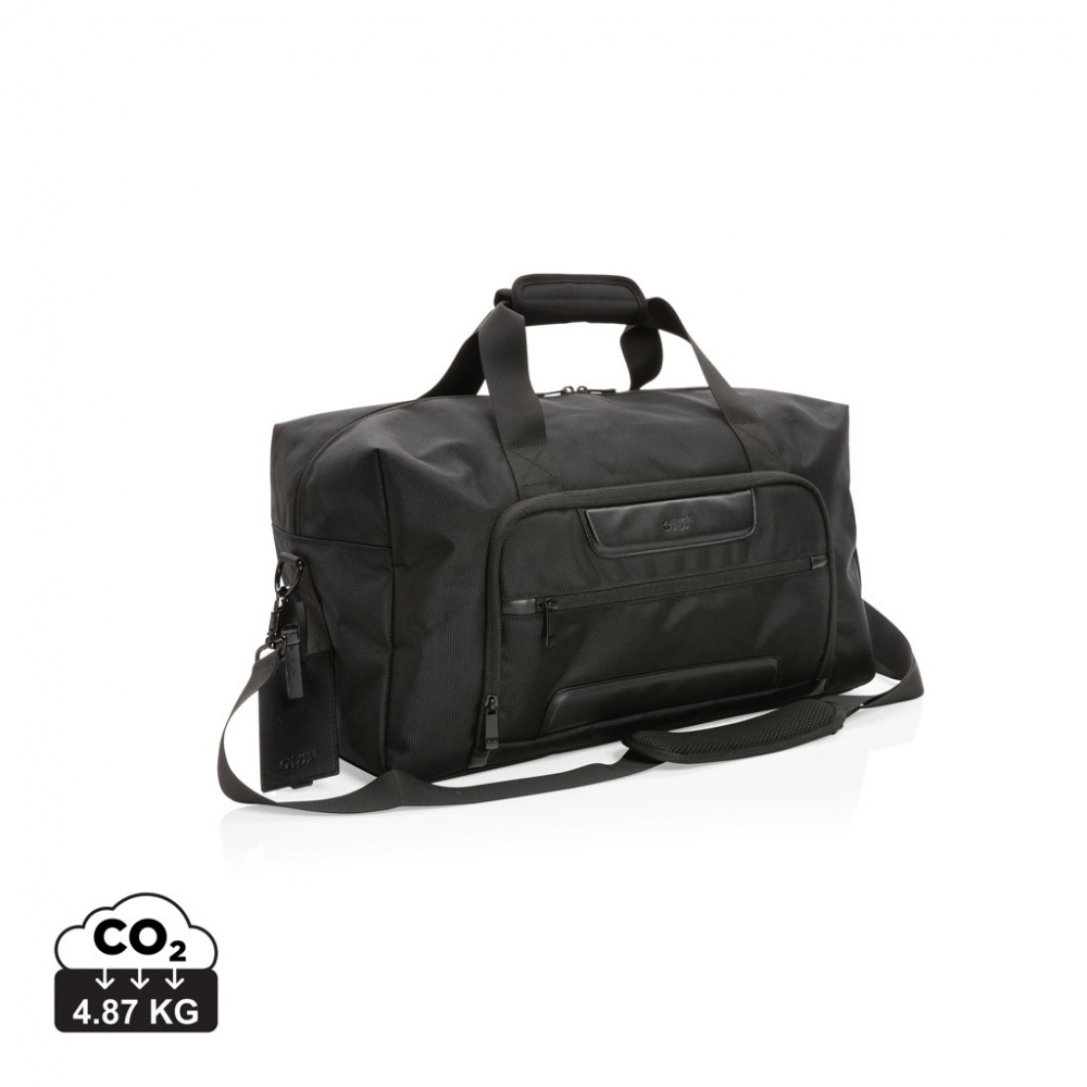 Logo trade promotional gift photo of: Swiss Peak AWARE™ RPET Voyager weekend bag