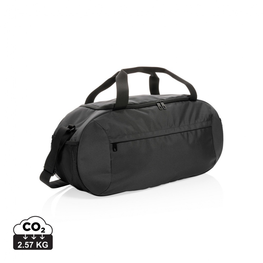 Logo trade promotional gifts image of: Impact AWARE™ RPET modern sports duffel