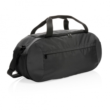 Logo trade promotional merchandise image of: Impact AWARE™ RPET modern sports duffel