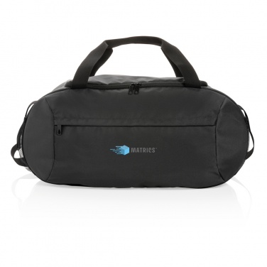 Logo trade advertising product photo of: Impact AWARE™ RPET modern sports duffel