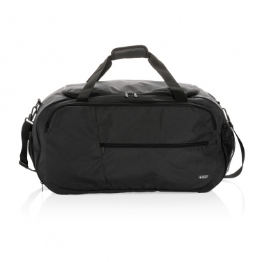 Logo trade promotional giveaways image of: Swiss Peak AWARE™ RPET sports duffel bag