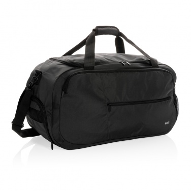 Logotrade promotional product image of: Swiss Peak AWARE™ RPET sports duffel bag