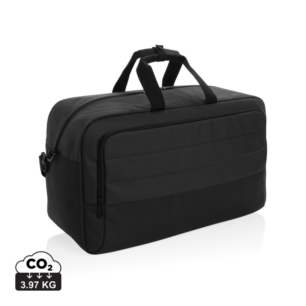 Logo trade promotional merchandise photo of: Armond AWARE™ RPET weekend duffel bag