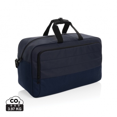 Logo trade promotional products image of: Armond AWARE™ RPET weekend duffel bag