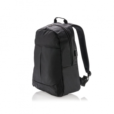 Logotrade promotional product image of: Power USB laptop backpack