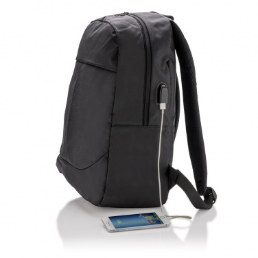 Logo trade promotional merchandise picture of: Power USB laptop backpack