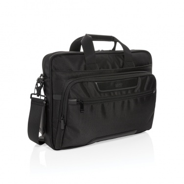 Logo trade promotional gifts image of: Swiss Peak RPET Voyager RFID 15.6" laptop bag