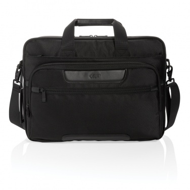 Logotrade promotional gift image of: Swiss Peak RPET Voyager RFID 15.6" laptop bag