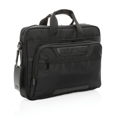 Logotrade promotional giveaway image of: Swiss Peak AWARE™ RPET Voyager 15.6" laptop bag