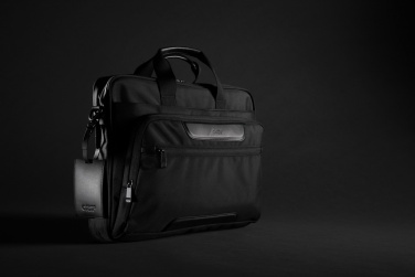 Logotrade corporate gift picture of: Swiss Peak AWARE™ RPET Voyager 15.6" laptop bag