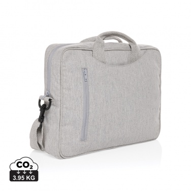 Logo trade promotional merchandise image of: Laluka AWARE™ recycled cotton 15.4 inch laptop bag