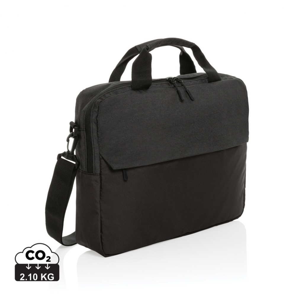 Logo trade corporate gift photo of: Kazu AWARE™ RPET basic 15.6 inch laptop bag