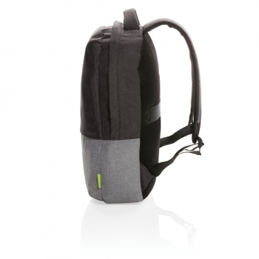 Logo trade promotional gifts picture of: Duo colour RPET 15.6" RFID laptop backpack PVC free