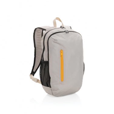 Logo trade business gifts image of: Impact AWARE™ 300D RPET casual backpack